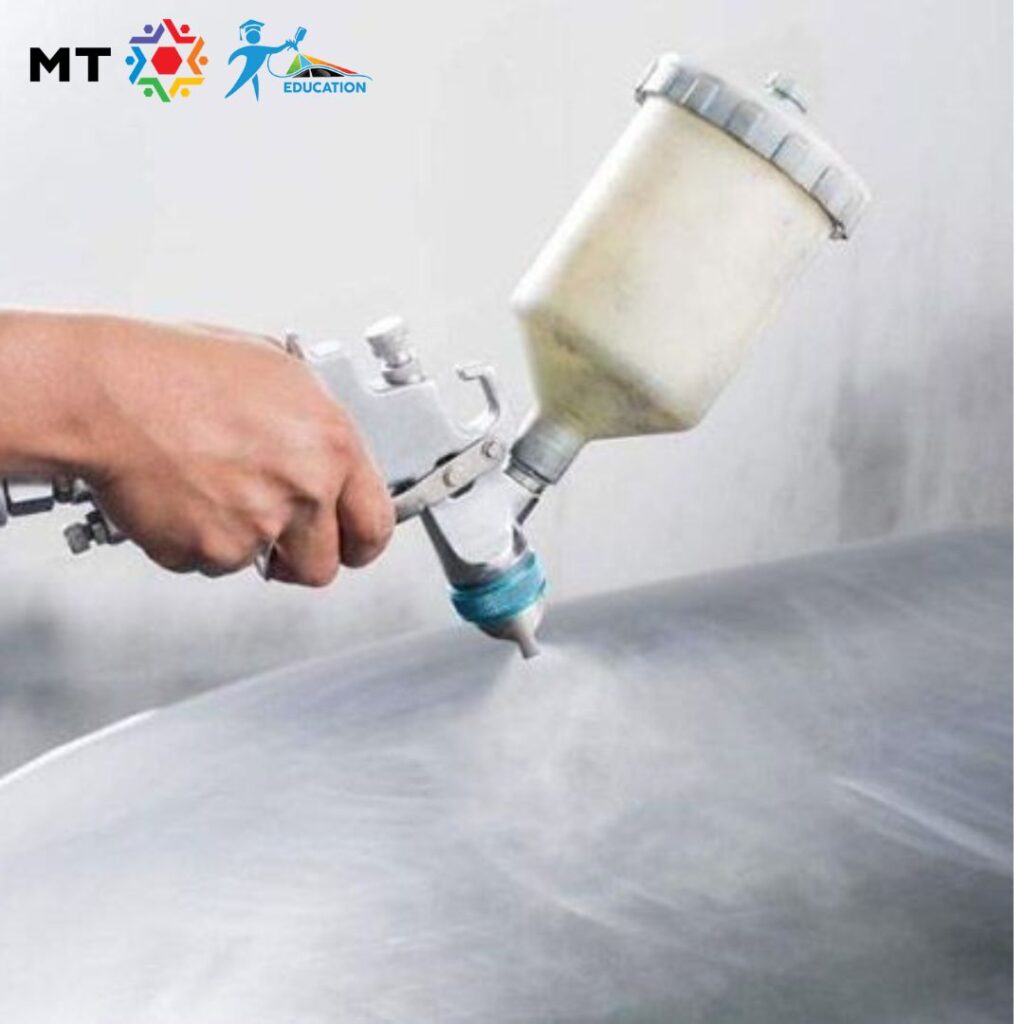CHUYỂN GIAO CÔNG NGHỆ SƠN RM – GAC LONG BIÊN | NÂNG TẦM CHẤT LƯỢNG DỊCH VỤ SỬA CHỮA Ô TÔ Bước phun sơn